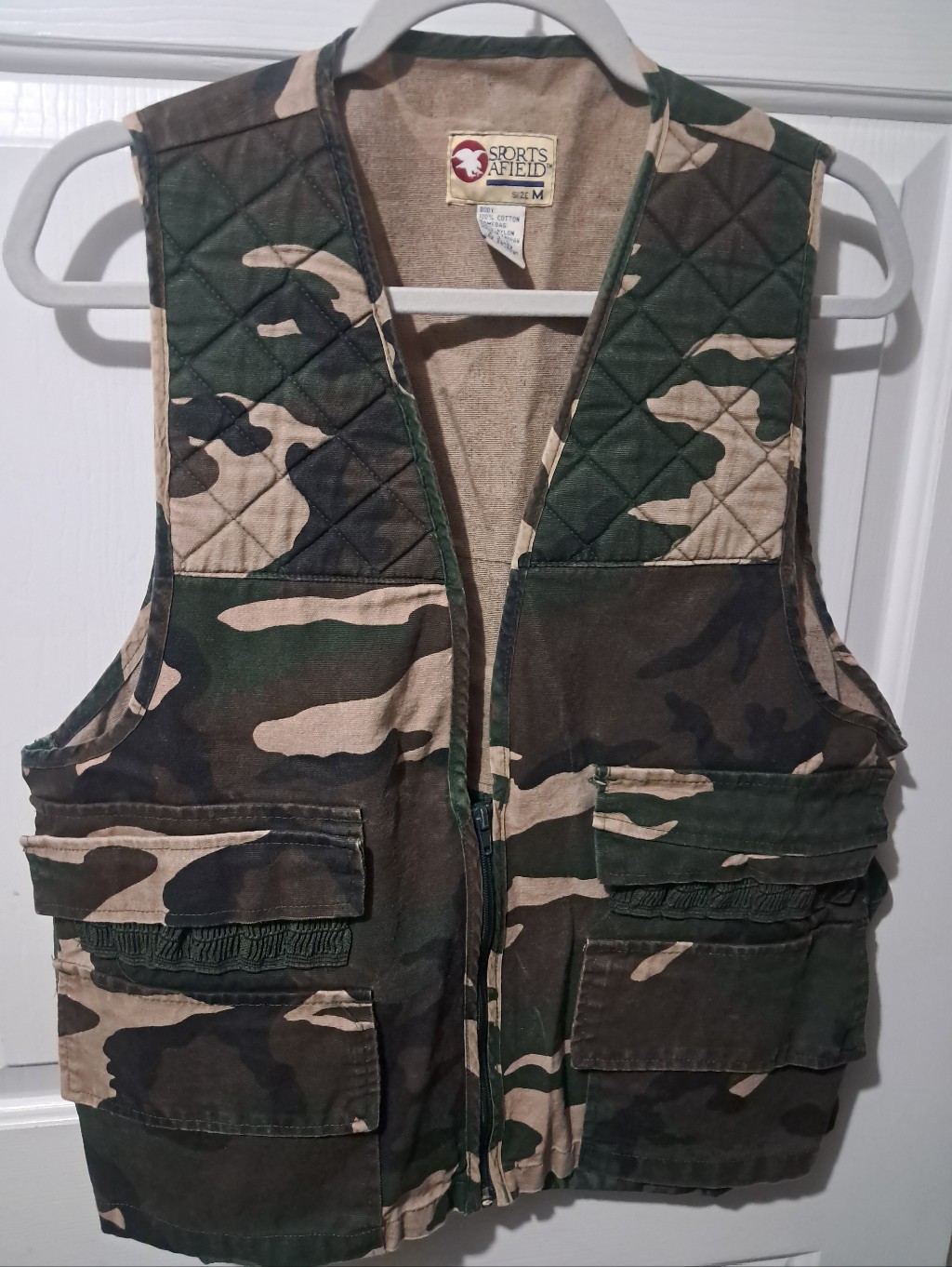 Sports Afield Kids' Camo Utility Vest - Green